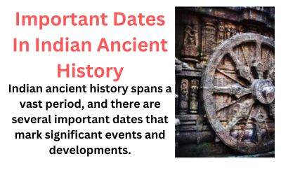 Important Dates In Indian Ancient History 
